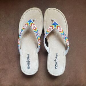 MINNETONKA BEADED Flip Flops
